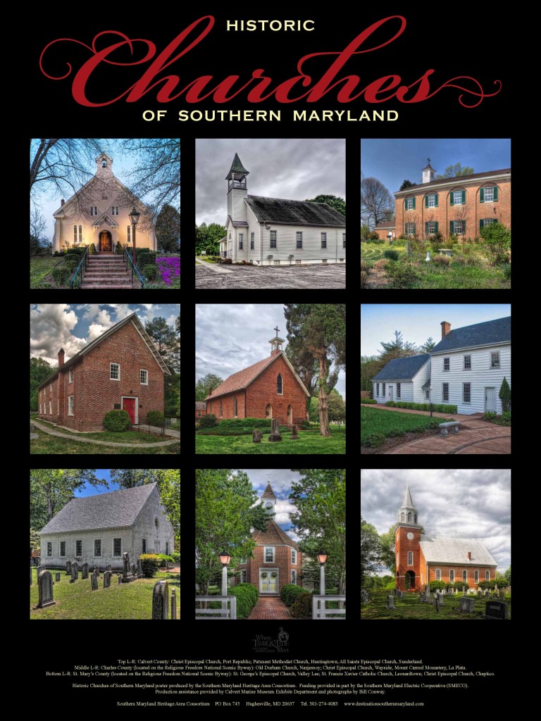 Southern Maryland Heritage Consortium Historic Church Poster 2011