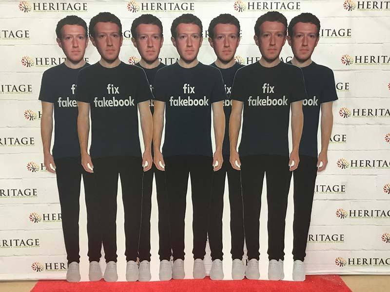 Mark Zuckerberg Life Size Cutouts