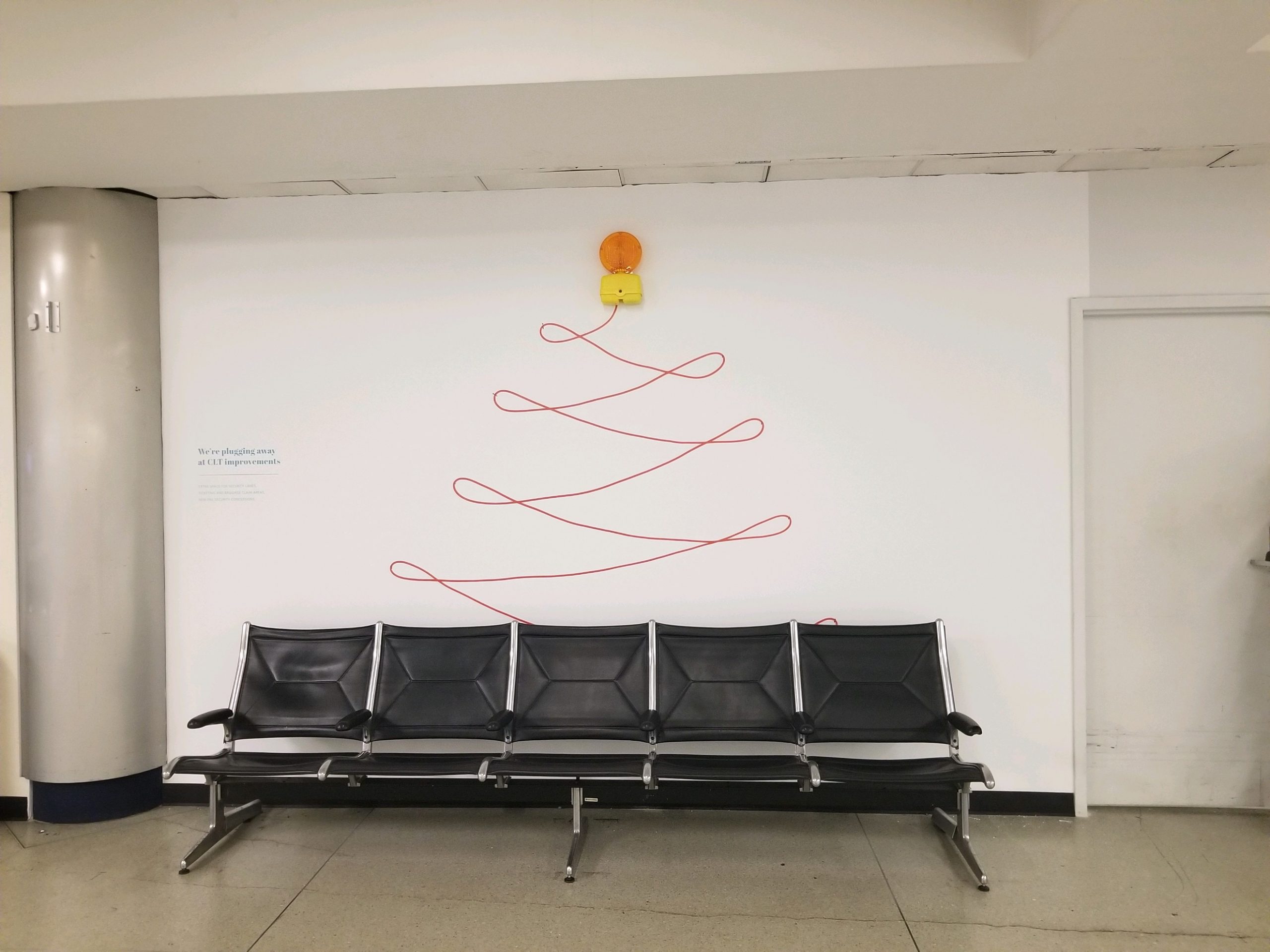 CLT Airport Holiday Displays