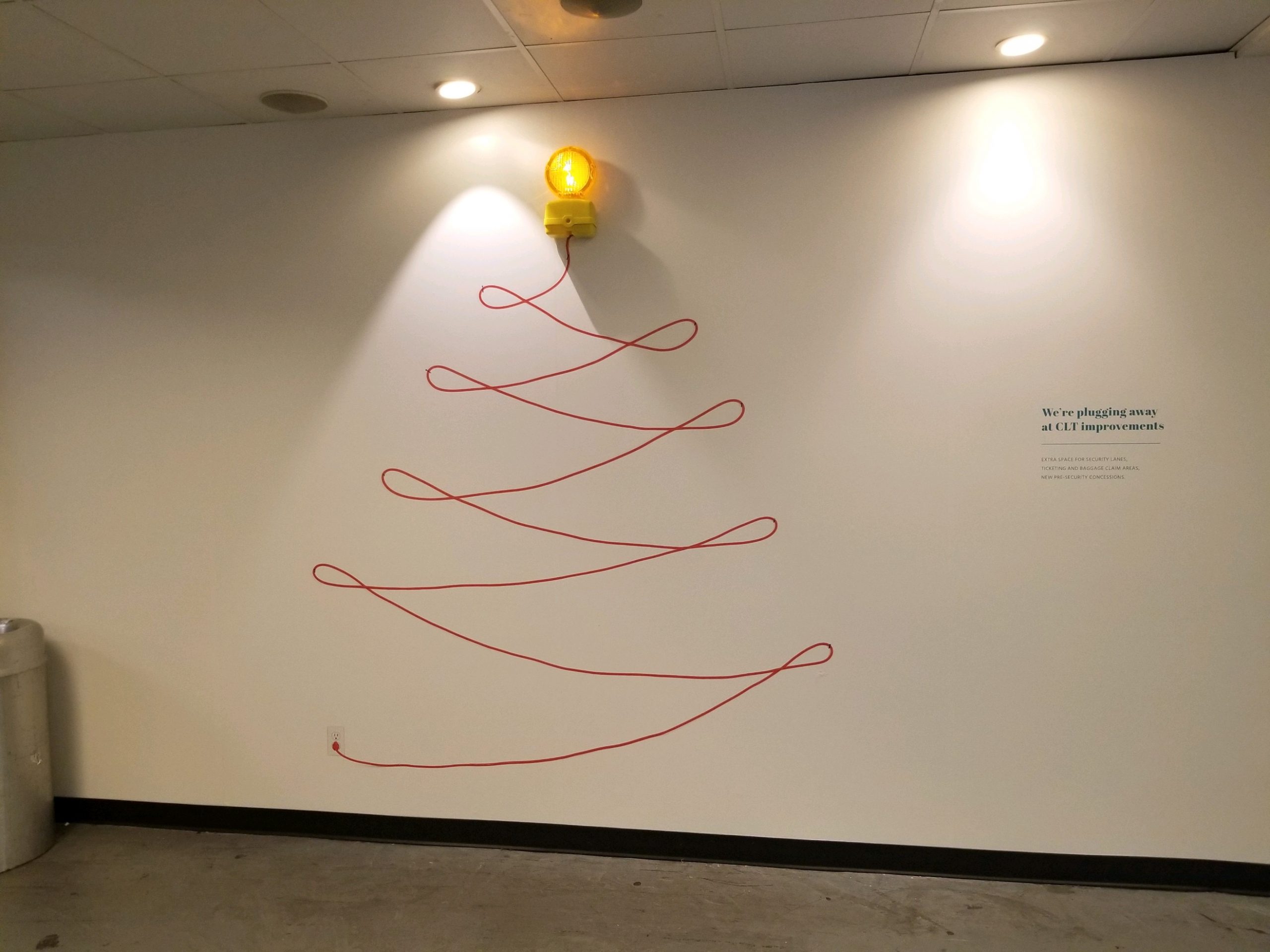 CLT Airport Holiday Displays