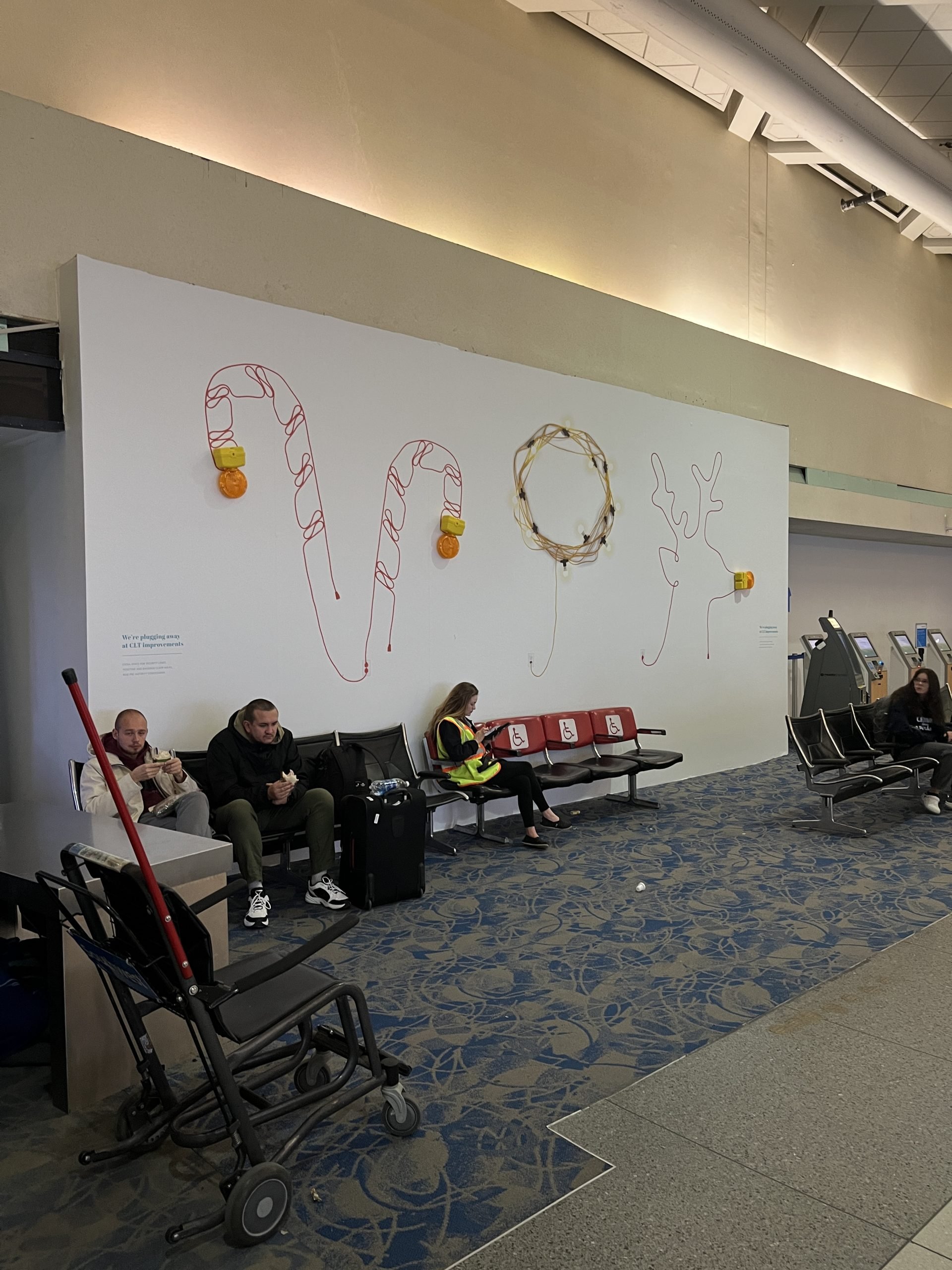 CLT Airport Holiday Displays