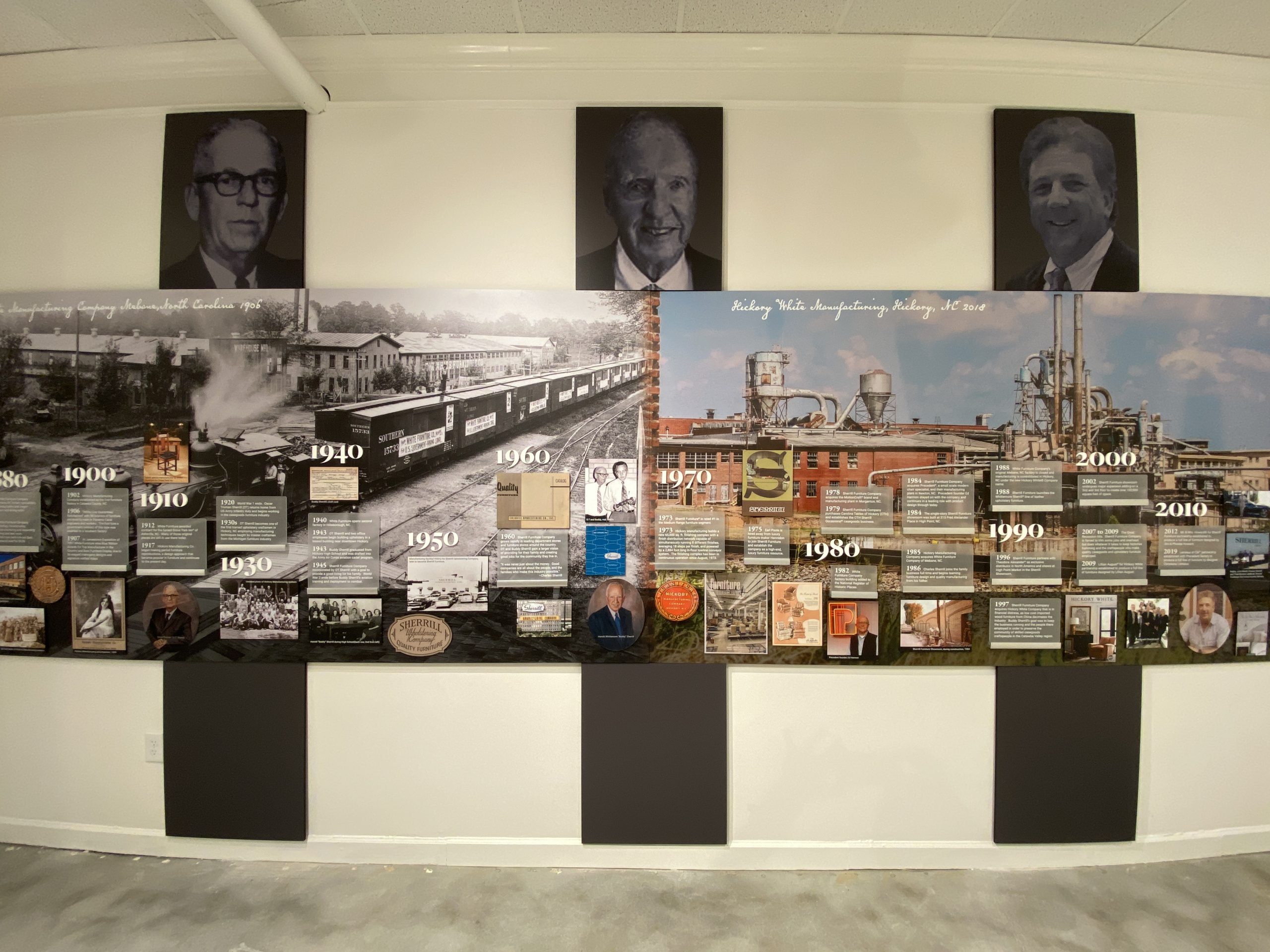 High Point Furniture Market Timeline Wall Display Project Spotlight