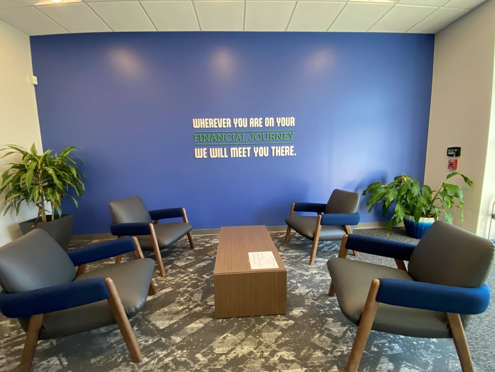 Revity FCU Wall Wraps & Dimensional Signage