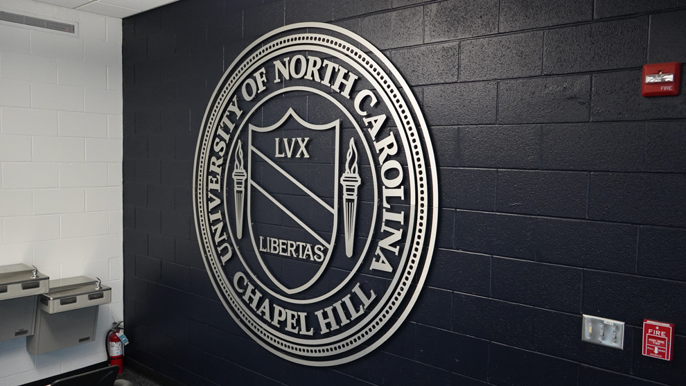 UNC Wrestling Facility Graphics in Chapel Hill, NC