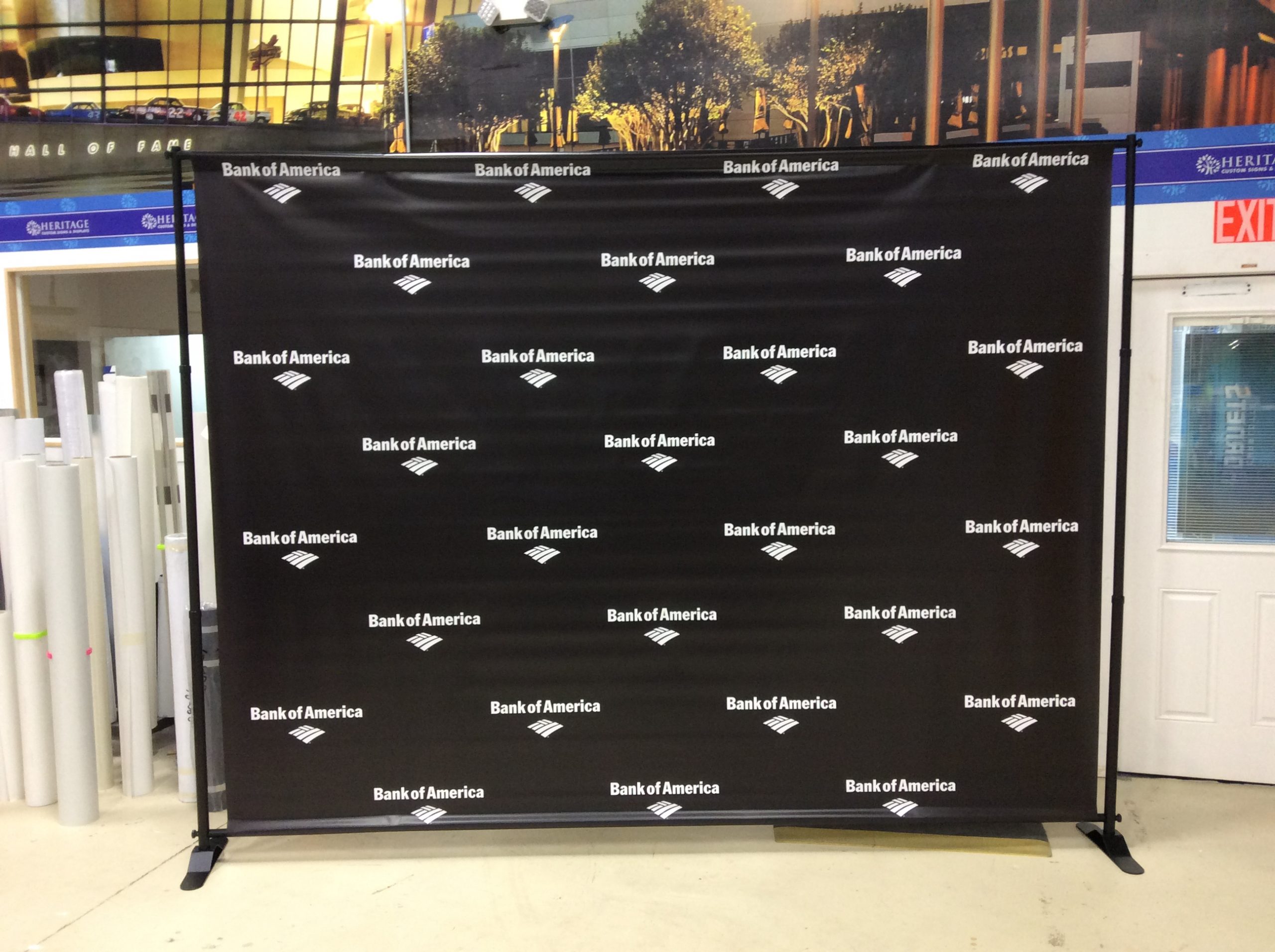 Step and Repeat Banner