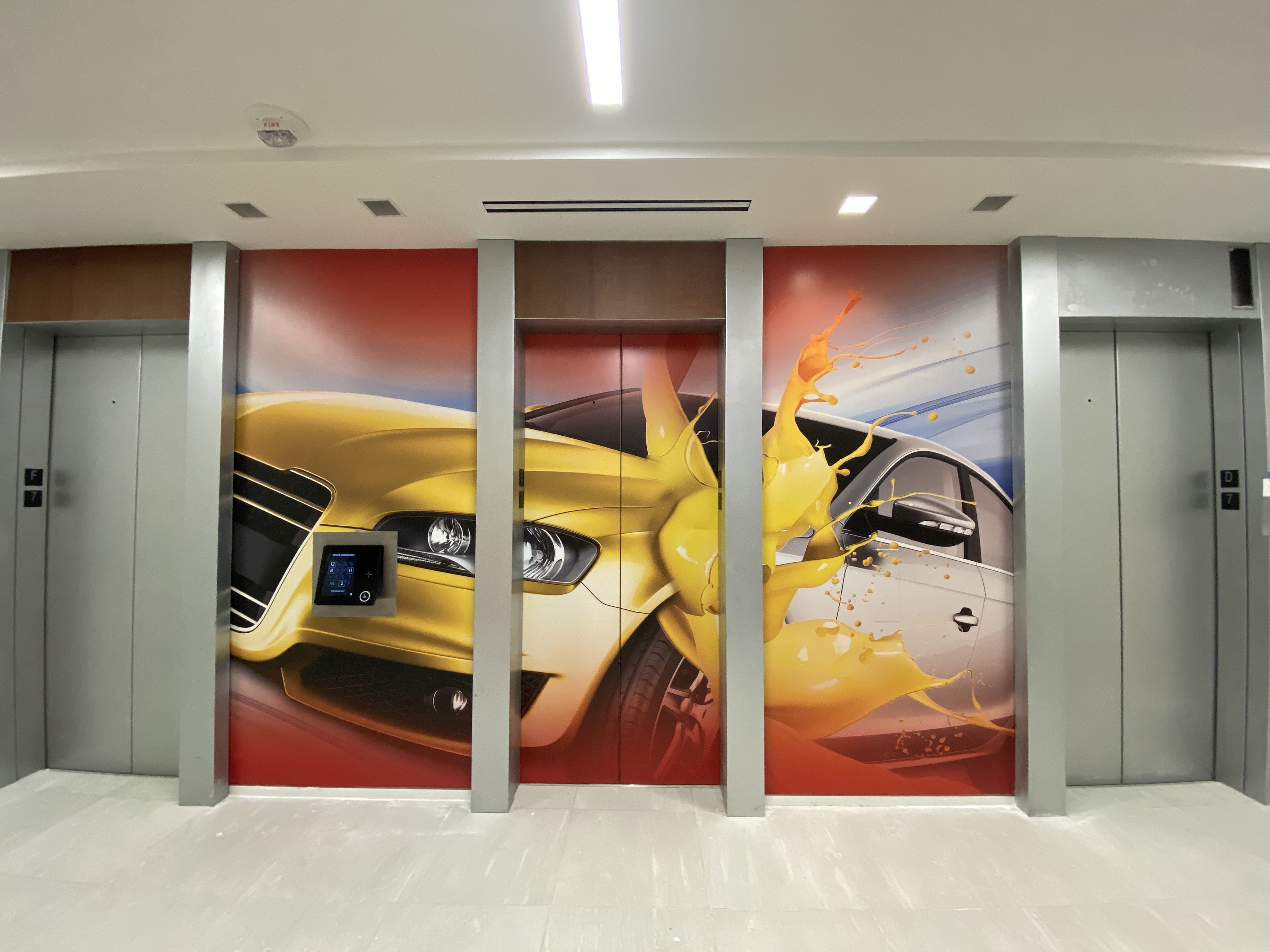 Elevator Wraps in Raleigh, NC