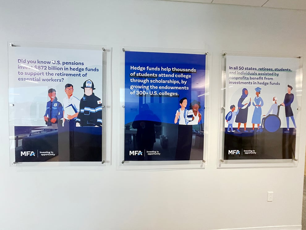 Acrylic Signs in Gastonia, NC designed and installed for corporate identity and workplace culture