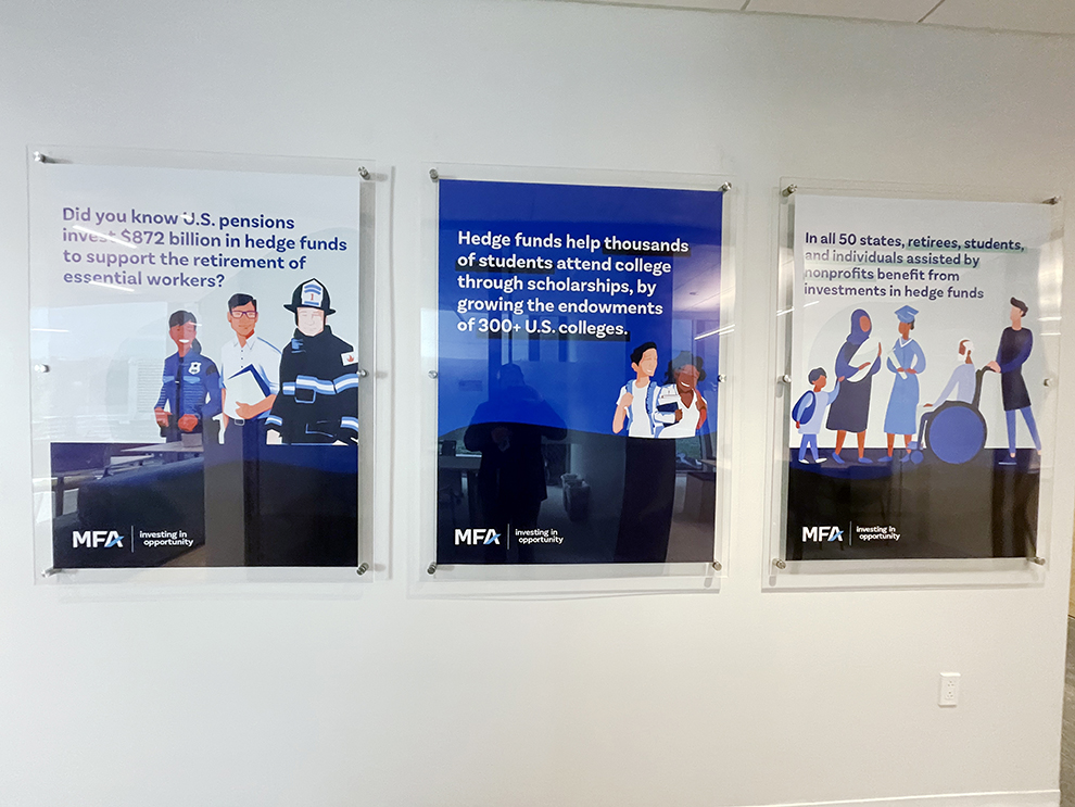 Acrylic Signs in Lincolnton, NC designed and installed for corporate identity and workplace culture