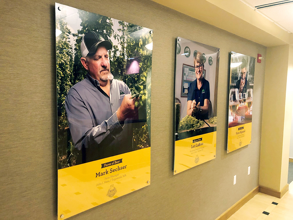 Acrylic Signs in Salisbury, NC designed and installed using Plexiglass for custom interior displays