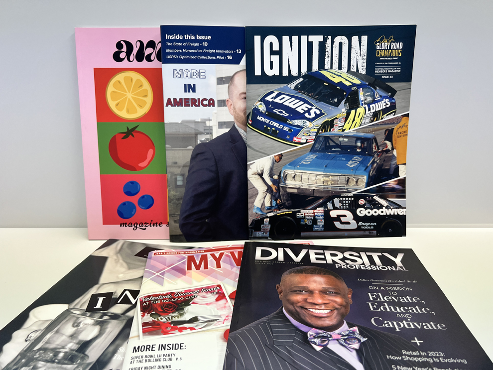 Custom brochure commercial printing for businesses Charlotte, NC