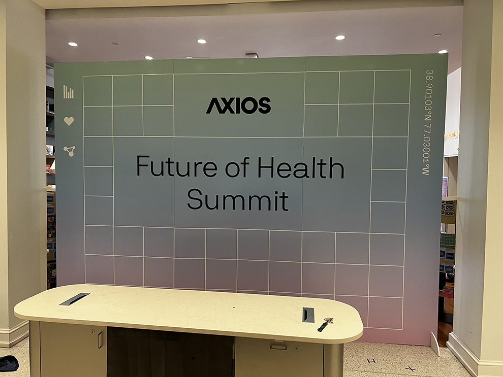 Conference Graphics in Charlotte, NC designed and installed for branded backdrops and displays