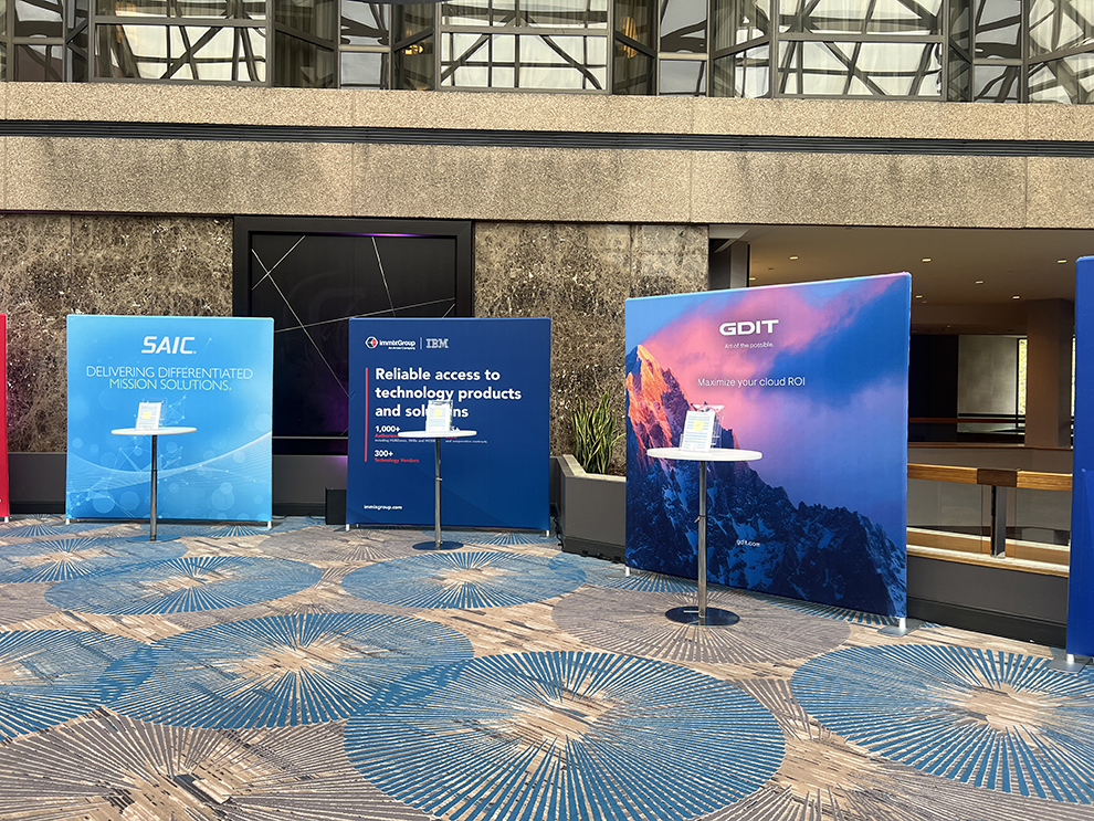 Convention Signs in Charlotte, NC designed and installed for corporate event environments