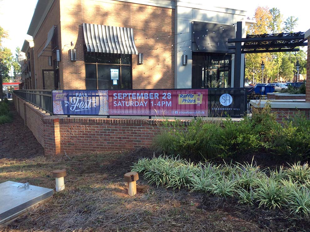Outdoor Mesh Banners in Charlotte, NC