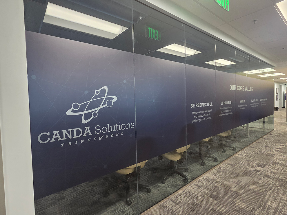 Office custom signs and graphics for company branding in Fort Mill, SC