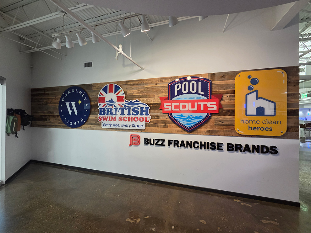 Office signage and wall graphics designed in Fort Mill, SC