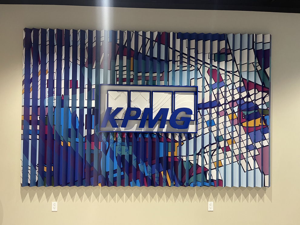 Office signage and wall graphics designed in Hickory, NC