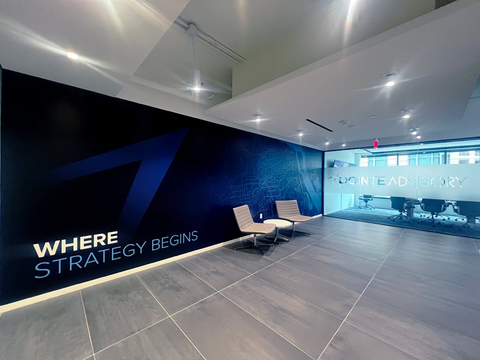 Office signage and wall graphics designed in Lincolnton, NC