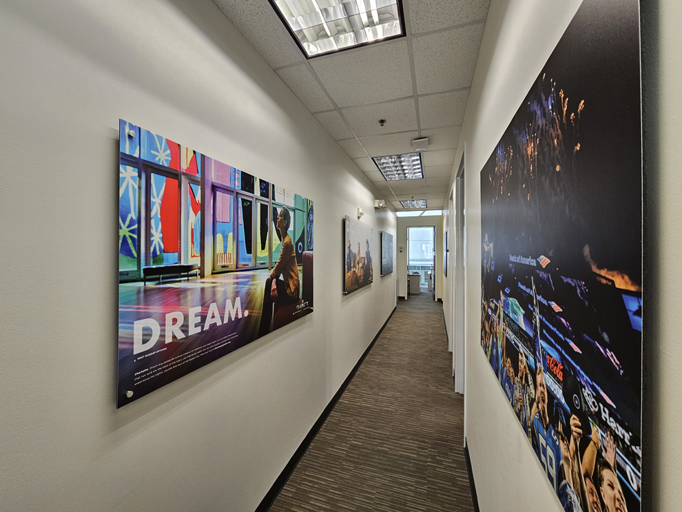 Custom signs and wall graphics designed for workplaces in Mooresville, NC