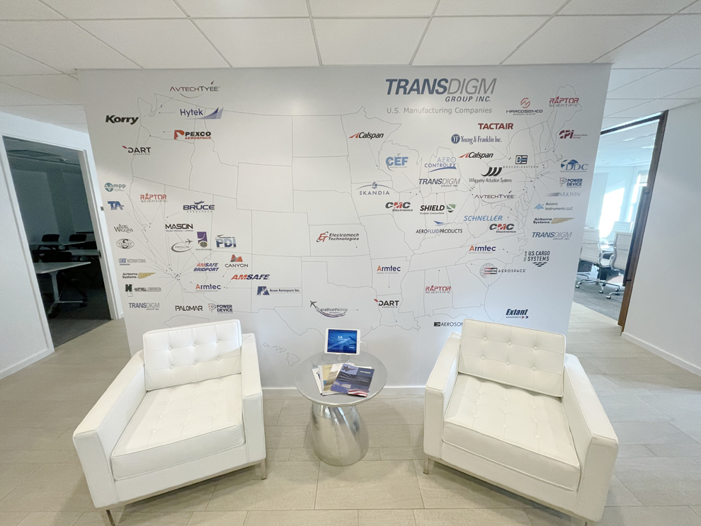 Branded workplace interiors with custom signs in Mooresville, NC