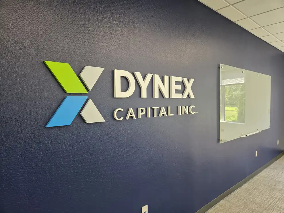 Dimensional Letters in Charlotte, NC designed and installed with custom logos for workplace branding