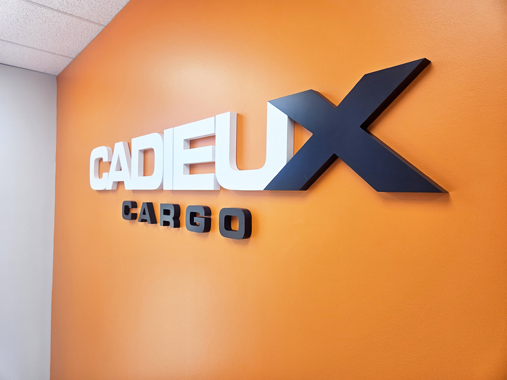 Dimensional Letters in Hickory, NC designed and installed with acrylic and metal finishes