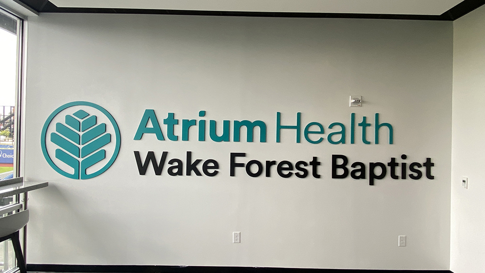 Dimensional Letters in Hickory, NC designed and installed for company wall branding and culture displays
