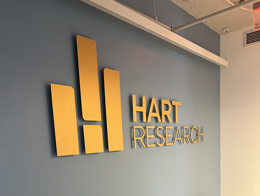 Dimensional Letters in Huntersville, NC designed and installed for business interior branding
