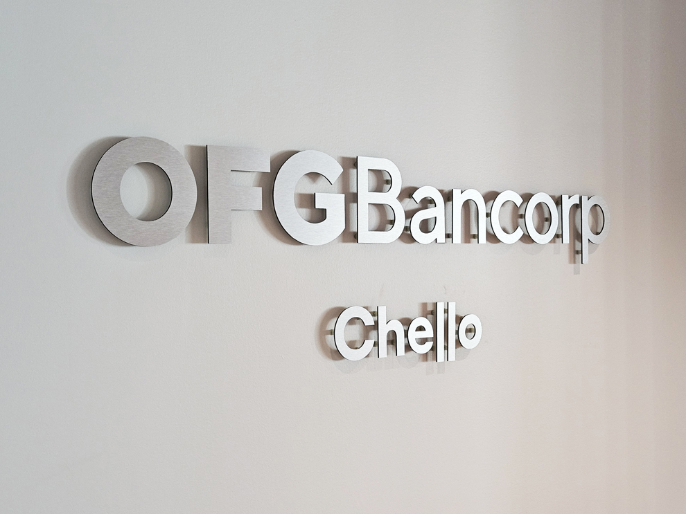 Dimensional Letters in Huntersville, NC designed and installed with custom logos for workplace branding
