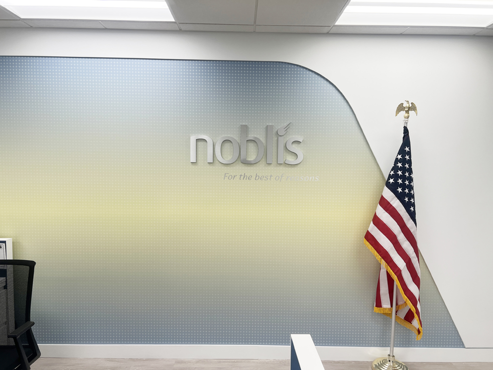 Dimensional Letters in Kannapolis, NC designed and installed for branded wall logos and nameplates