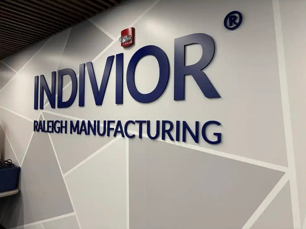 Dimensional Letters in Lincolnton, NC designed and installed for interior business signage and displays
