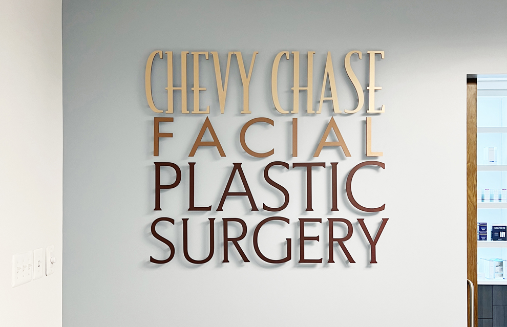 Dimensional Letters in Salisbury, NC designed and installed for interior business signage and displays