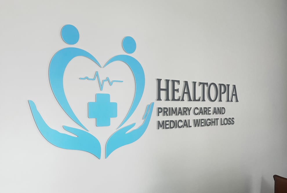 Dimensional Letters in Statesville, NC designed and installed for branded workplace walls