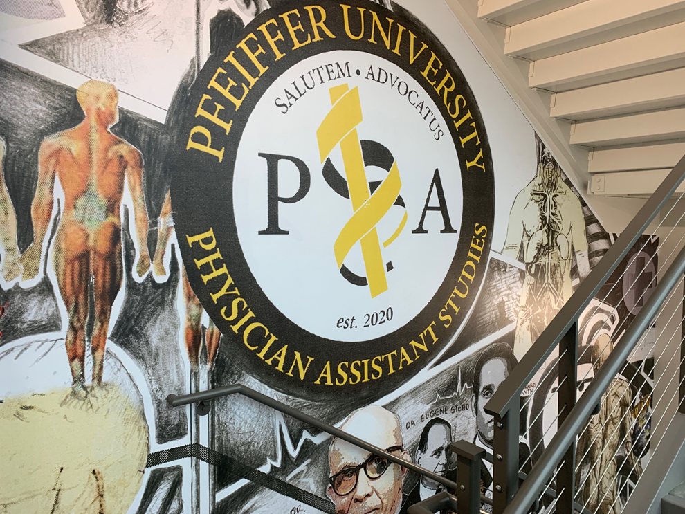 Immersive educational graphics and displays for campuses in Charlotte NC