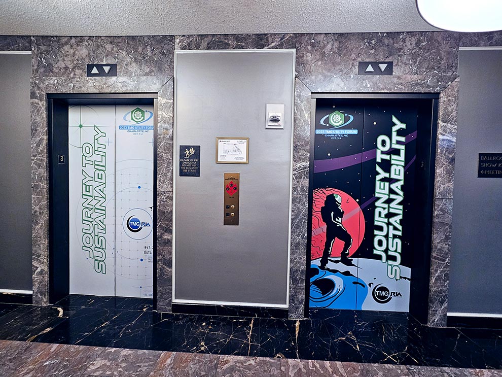 Elevator Wraps in Charlotte, NC