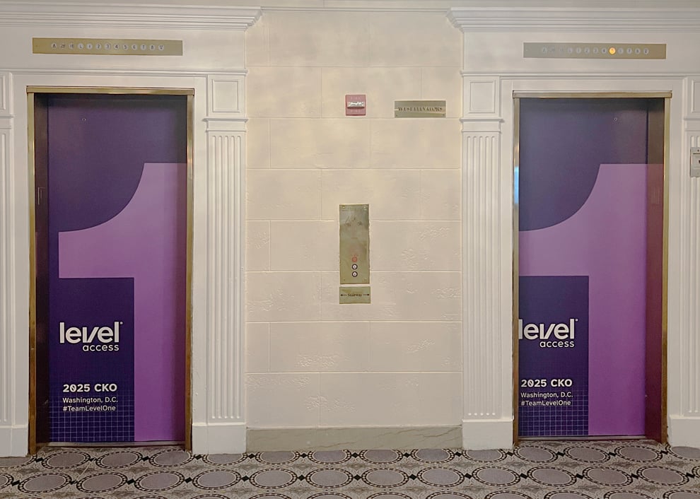 Elevator Wraps in Statesville, NC designed and installed for event venues and branded environments