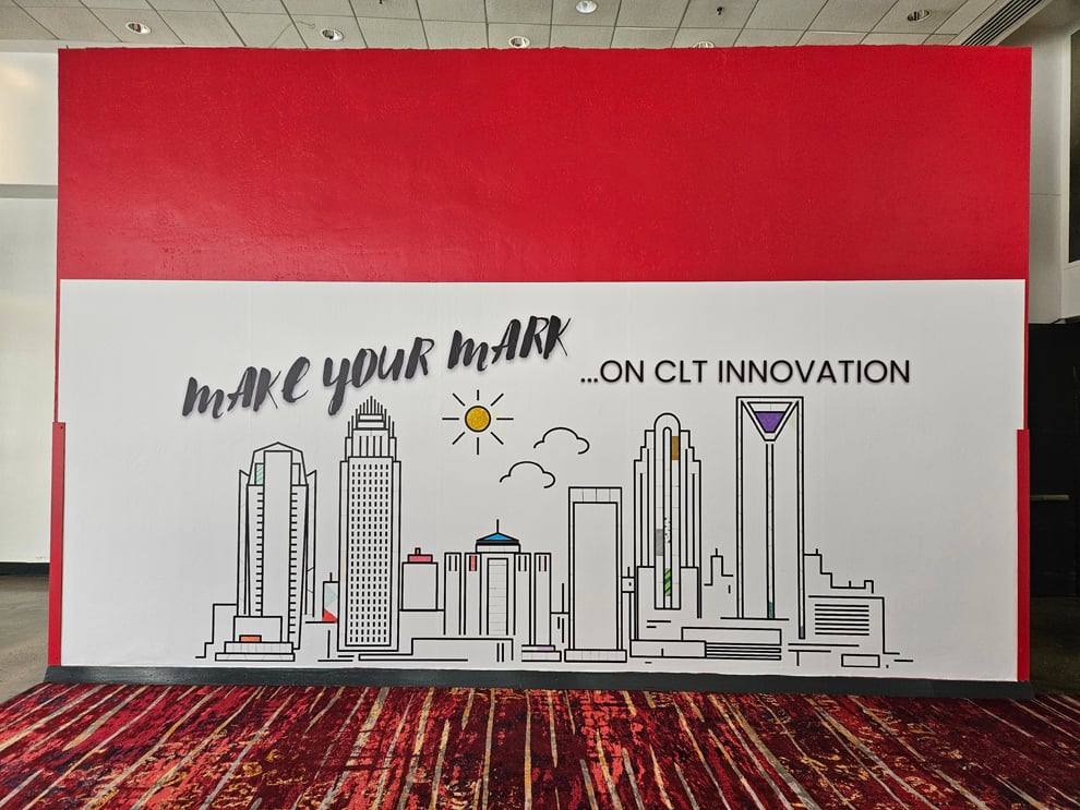 Event signs and graphics installed for conferences in Gastonia, NC