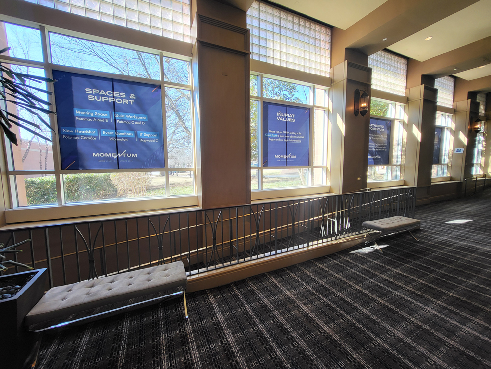 Custom event signs and wall displays installed in Hickory, NC