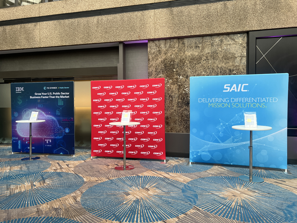 Event signs and branded graphics for conferences in Mooresville, NC