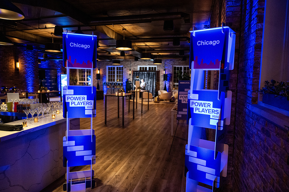 Event Towers in Charlotte, NC designed and installed for trade show visibility and sponsor recognition