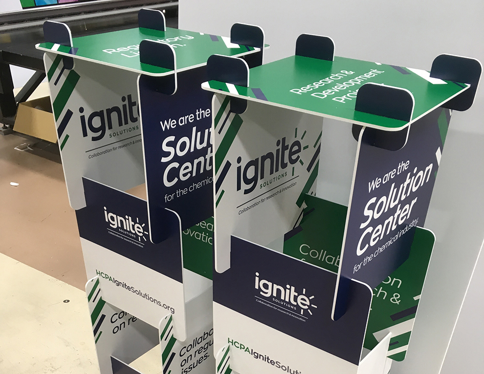 Event Towers in Charlotte, NC designed and installed for event exhibits and sponsor messaging