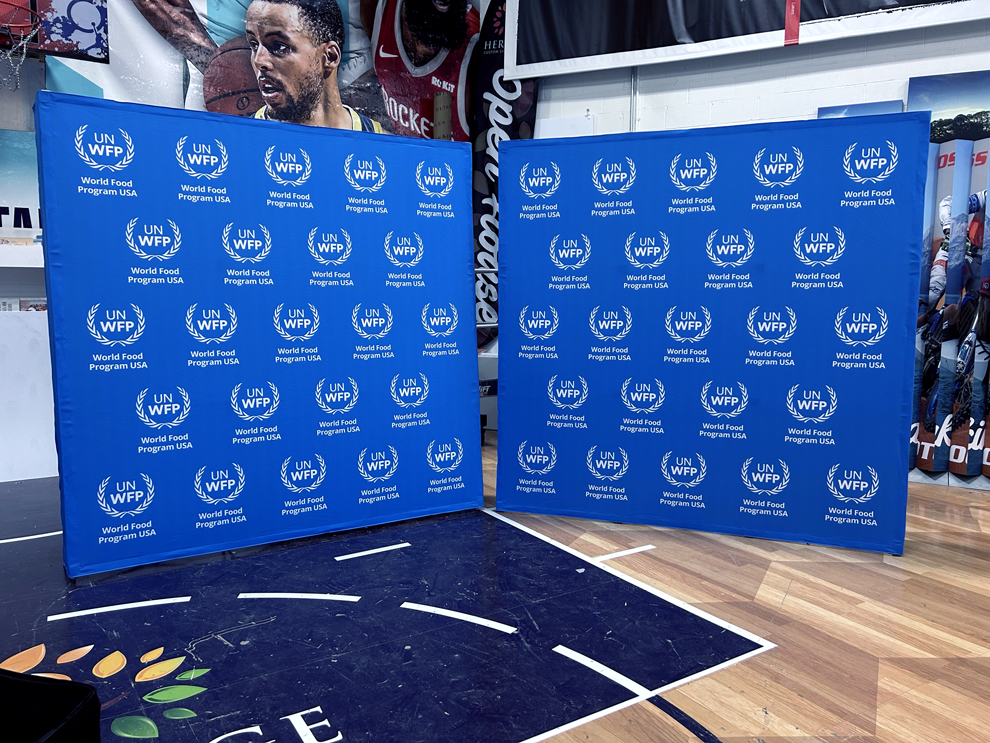 Fabric backdrops and event displays for conventions in Charlotte, NC