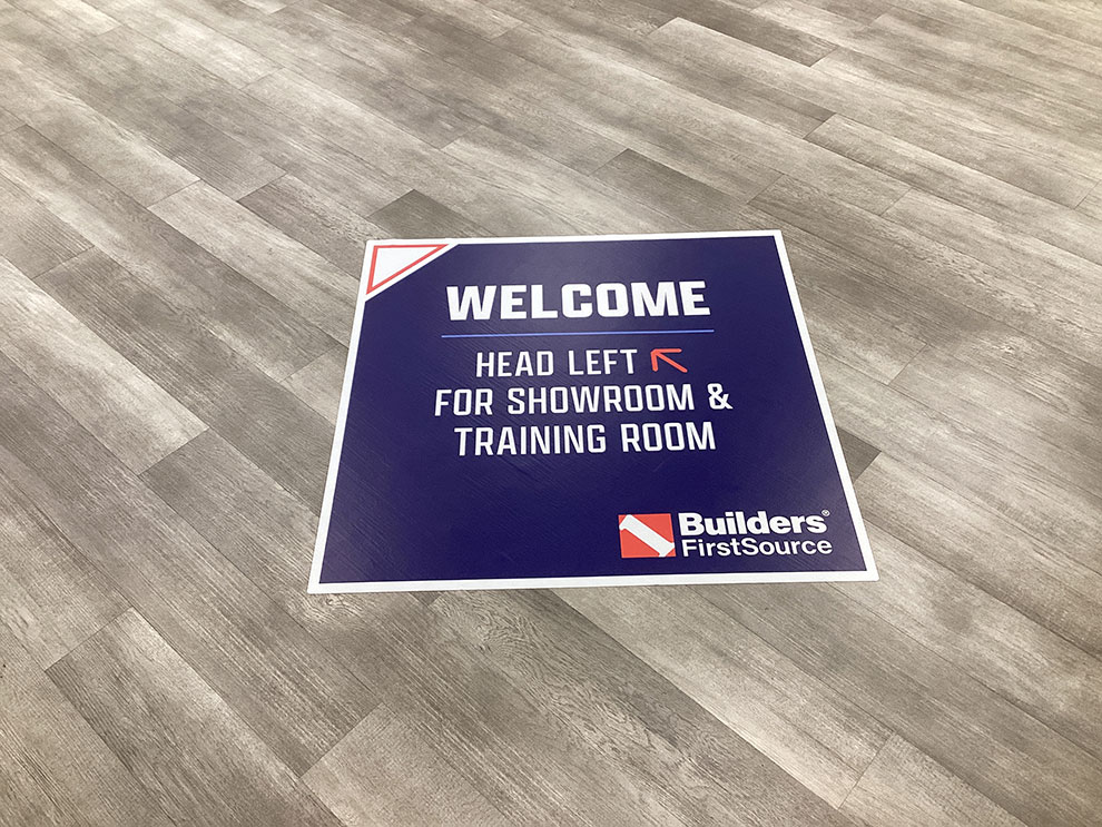 Floor Graphics in Concord, NC