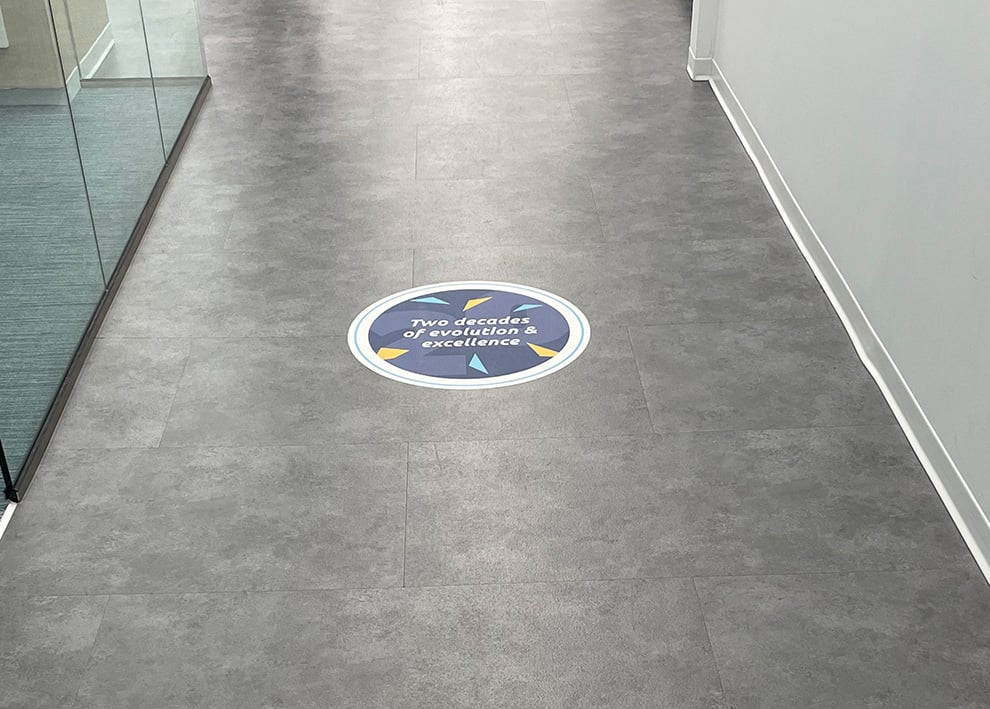 Floor Graphics in Hickory, NC
