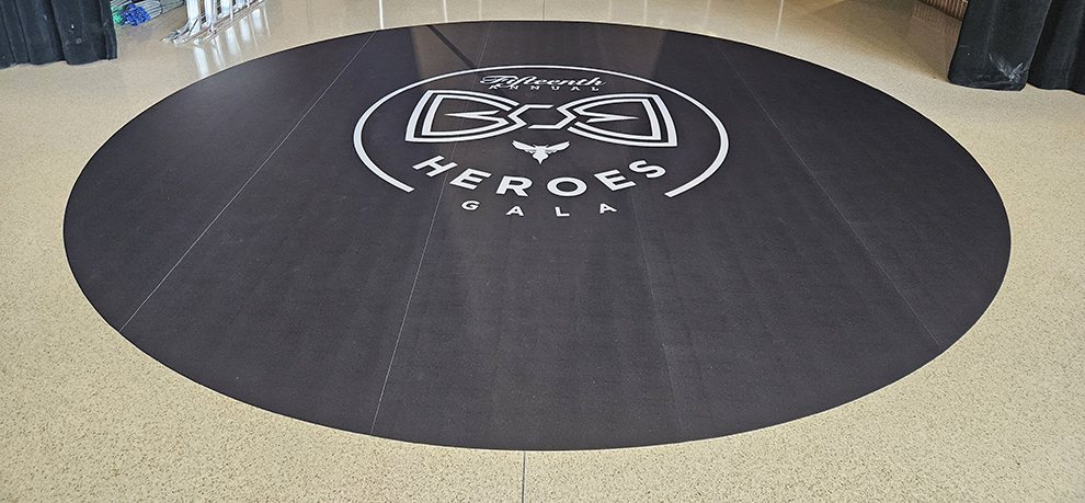 Floor Graphics in Salisbury, NC designed and installed with custom decals for offices and venues