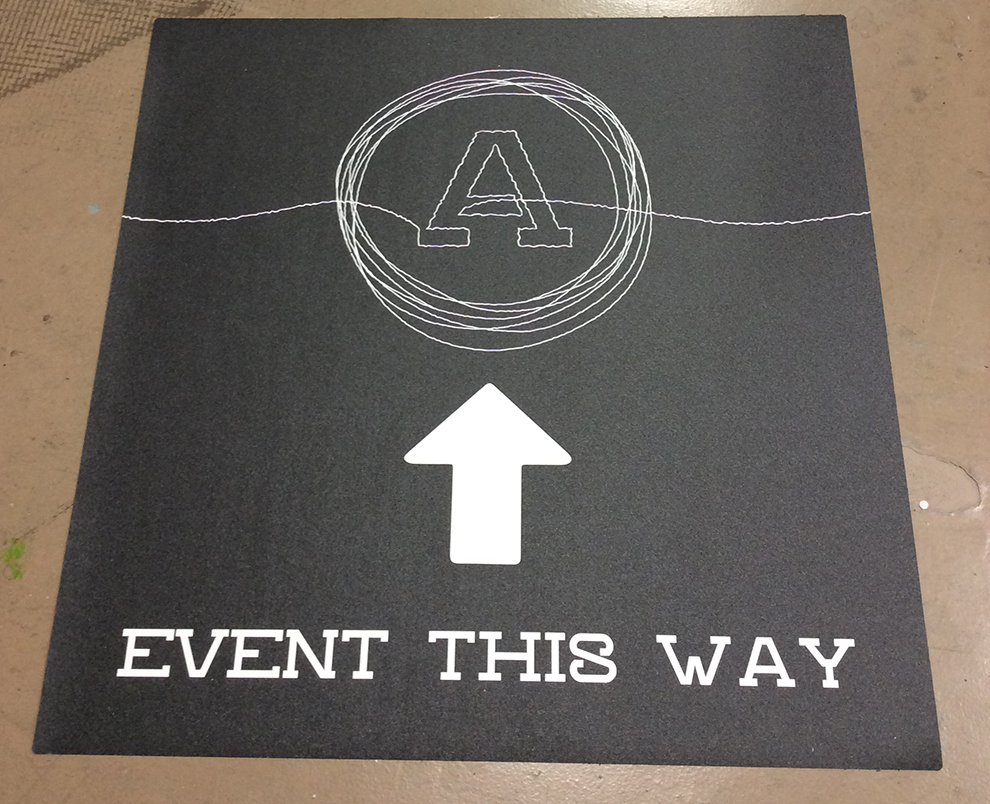 Floor Graphics in Salisbury, NC designed and installed for workplace navigation and marketing displays