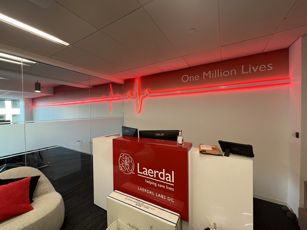 Lobby Signage in Salisbury, NC