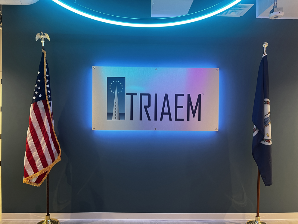 LED Backlit Signs in Salisbury, NC designed and installed for corporate office branding