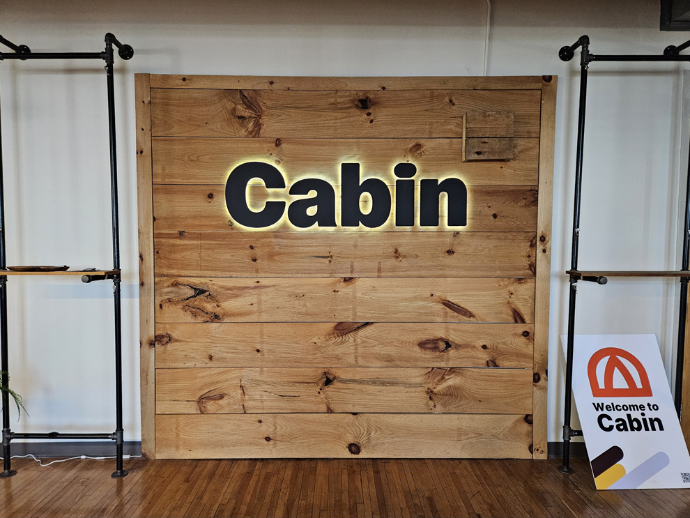 LED Backlit Signs in Salisbury, NC designed and installed for interior branding and feature walls