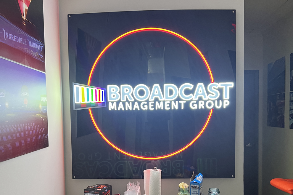 LED Backlit Signs in Salisbury, NC designed and installed for lobbies and office reception areas