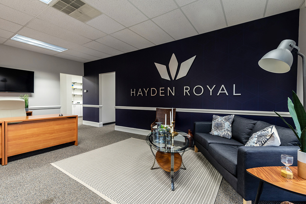 Lobby Signs Fort Mill SC designed and installed for office lobby branding with corporate culture messaging